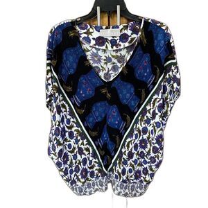 A.C. Sport Tan VTG Crinkle Chiffon Button Up Blouse 22W